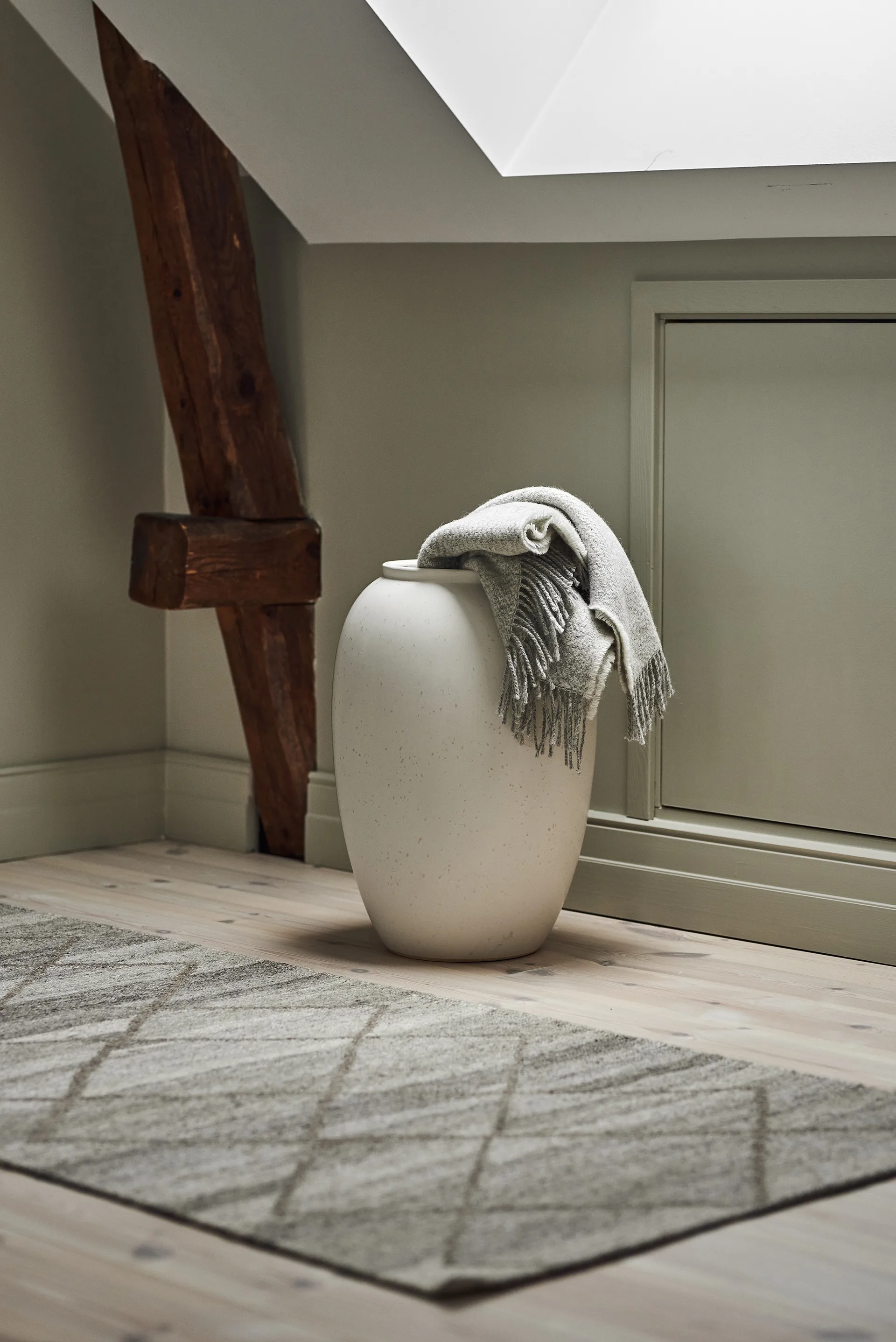 Peak Wollteppich naturgrau, 80 x 240cm Scandi Living