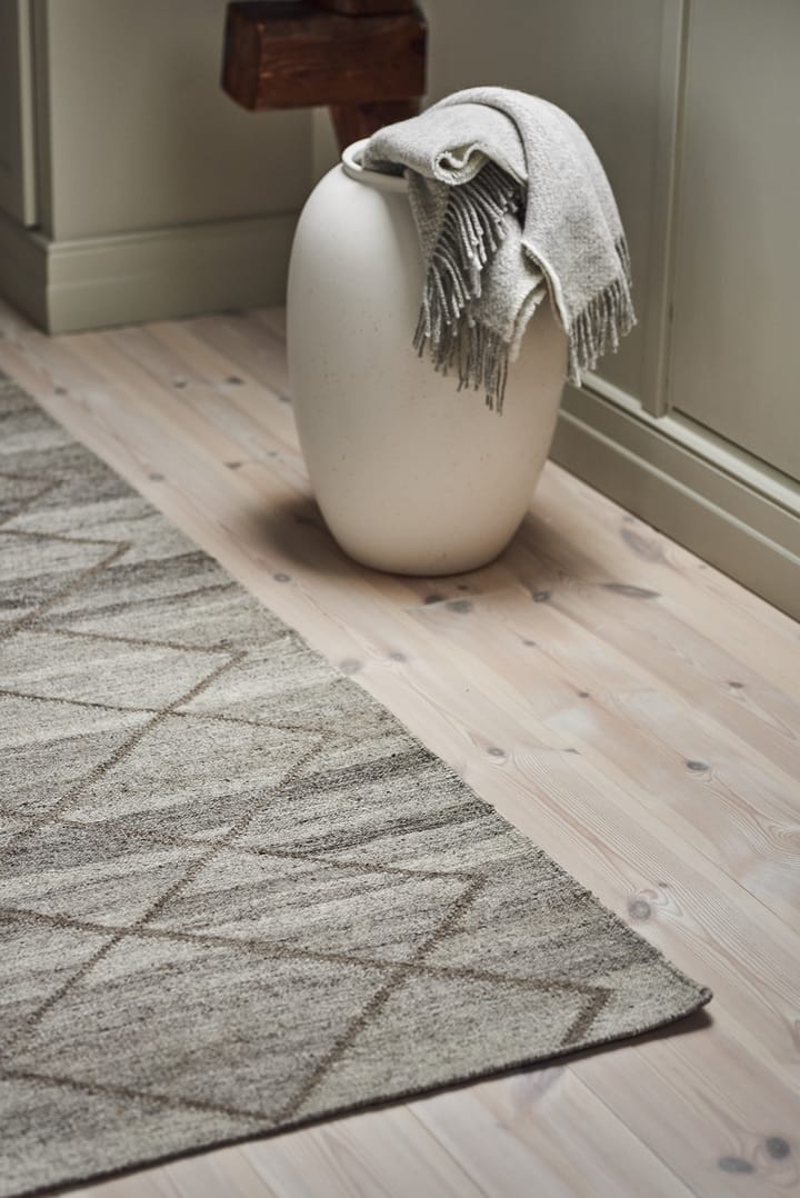 Peak Wollteppich naturgrau, 80 x 240cm Scandi Living