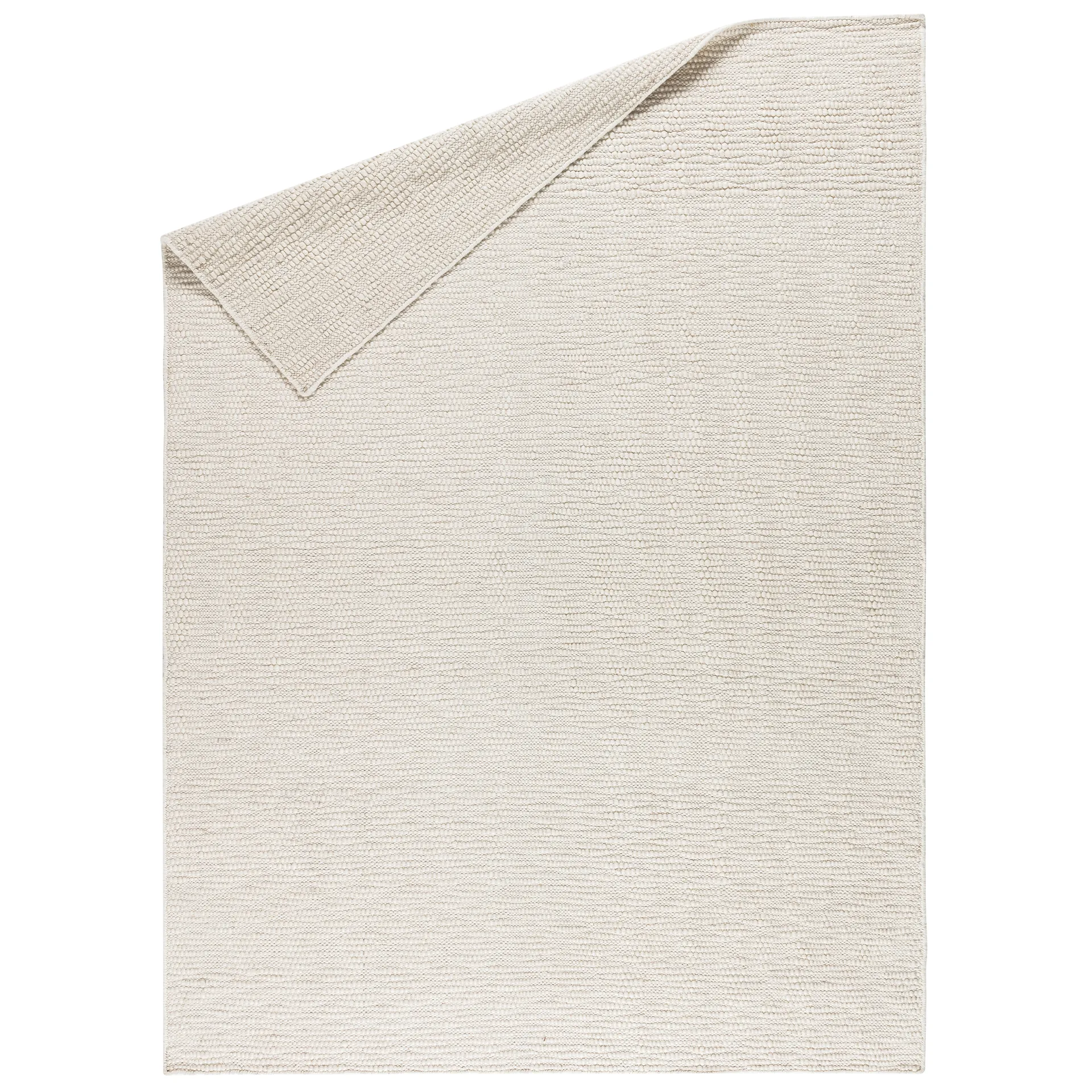 Pebble Wollteppich weiß, 170 x 240cm Scandi Living