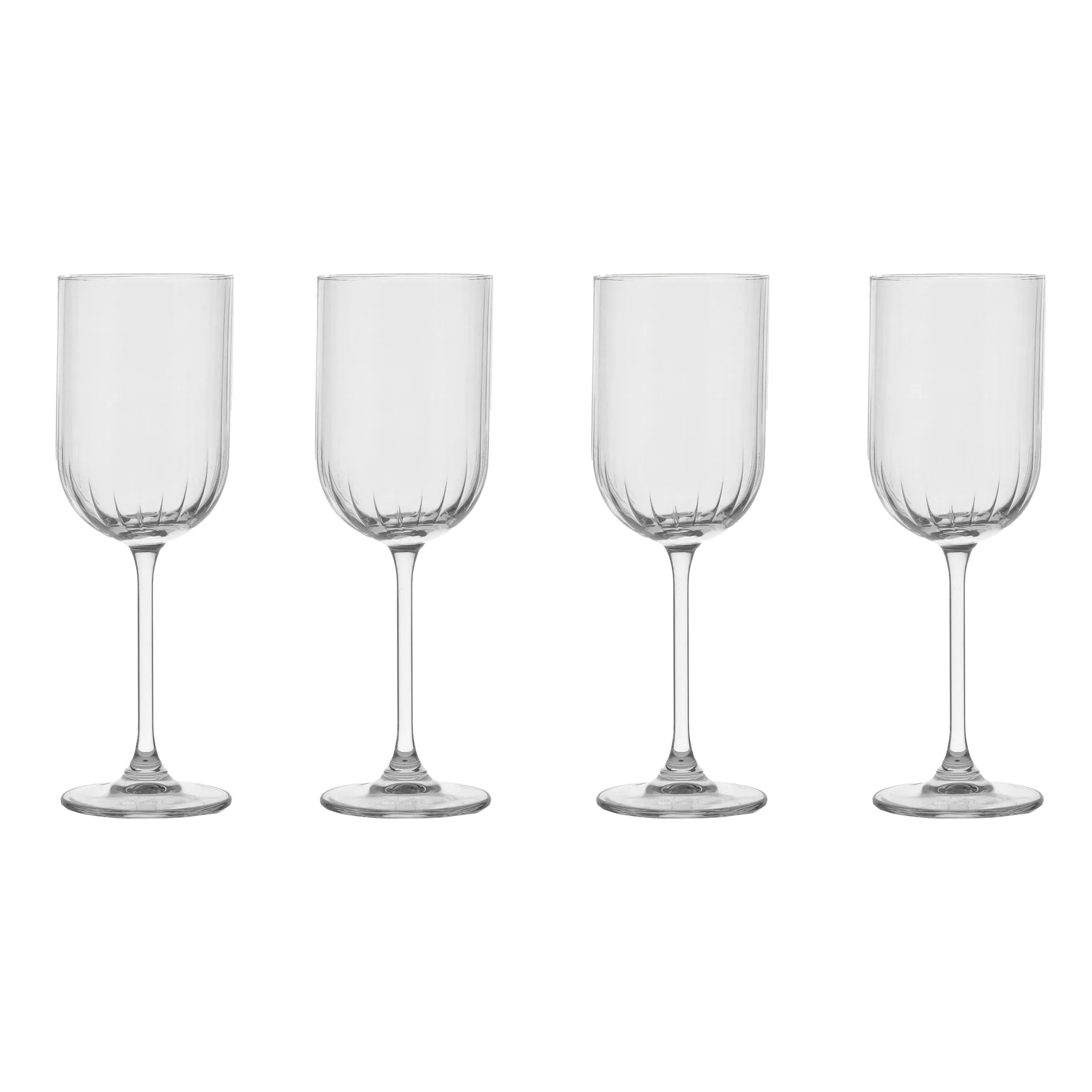 Pristine Weißweinglas 32 cl 4er-Pack, Klar Scandi Living