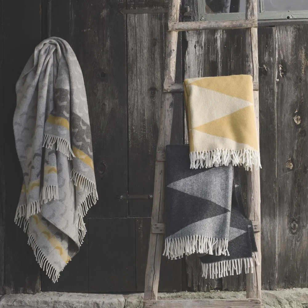 Rime Wolldecke, Mustard Scandi Living