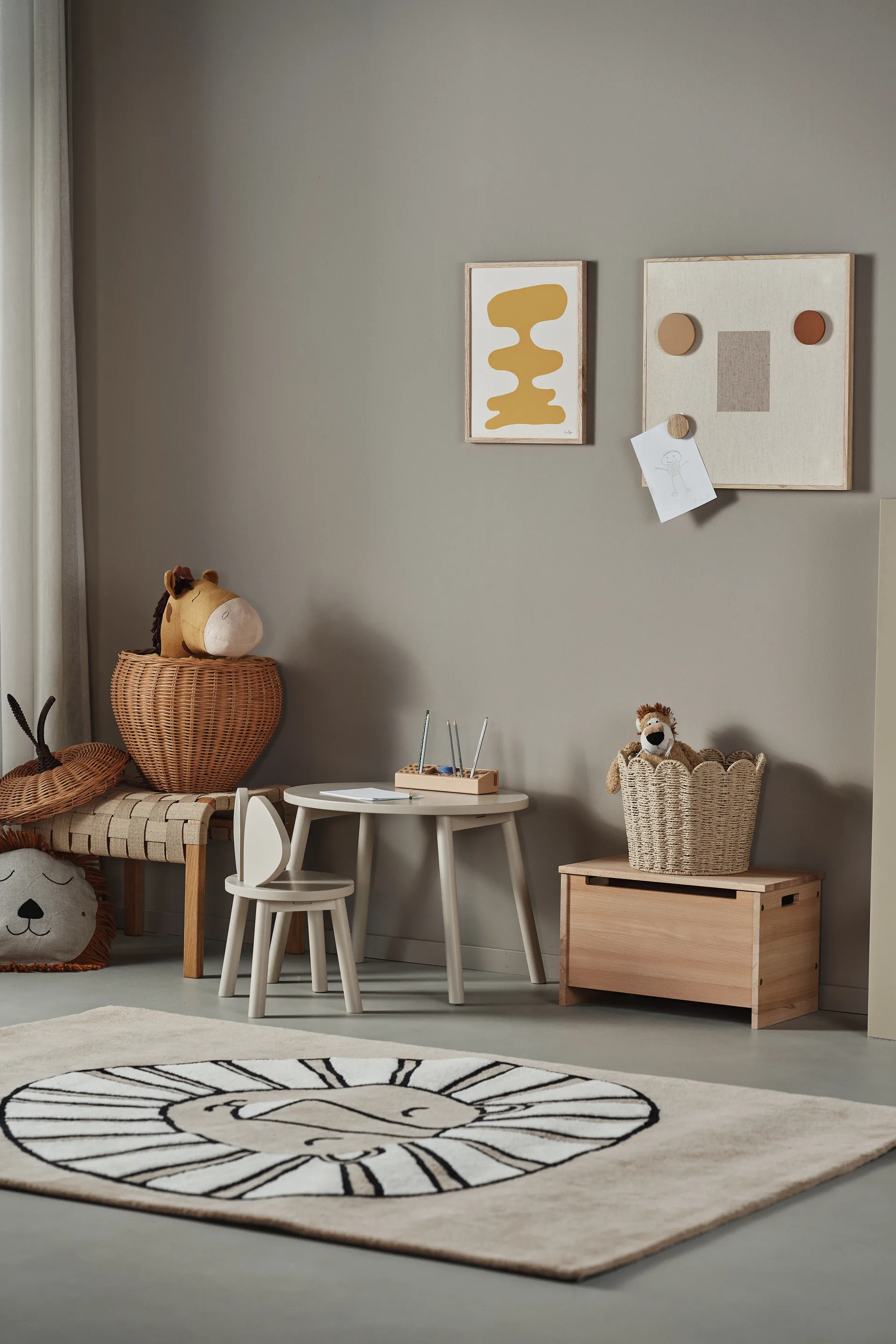 Roar Wollteppich 170x240 cm, Sand Scandi Living