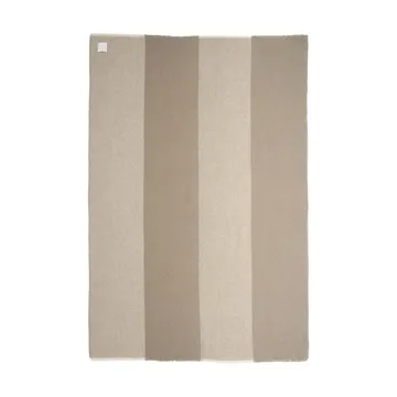 Row gestreiftes Wollplaid - Beige, 120 x 185cm - Scandi Living