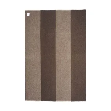 Row gestreiftes Wollplaid - Braun, 120 x 185 cm - Scandi Living