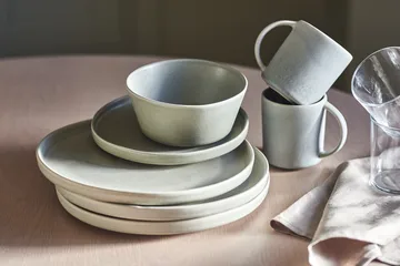Sandsbro kleiner Teller hellgrau, Ø20 cm, 6er pack - Scandi Living