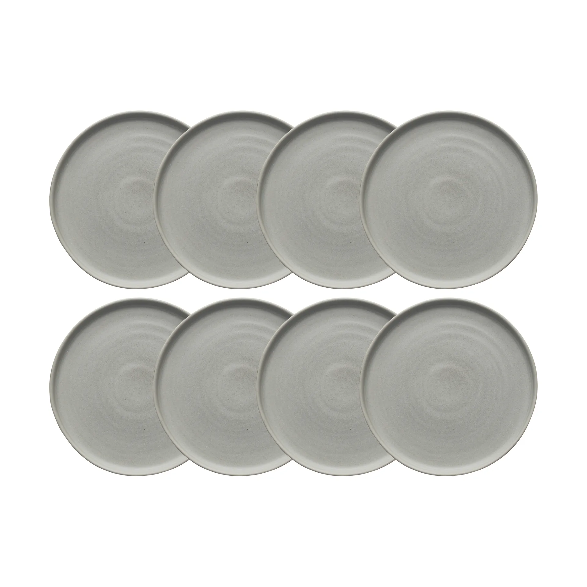 Sandsbro kleiner Teller hellgrau, Ø20 cm, 8er pack,  Scandi Living