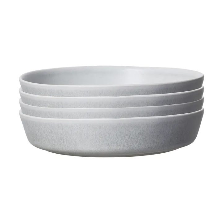 Sandsbro Pastateller hellgrau, Ø23 cm, 4er pack - Scandi Living