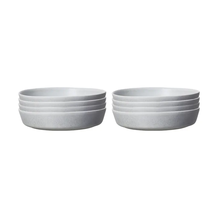 Sandsbro Pastateller hellgrau, Ø23 cm, 6er pack - Scandi Living