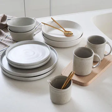 Sandsbro Pastateller offwhite, Ø23 cm, 4er pack - Scandi Living