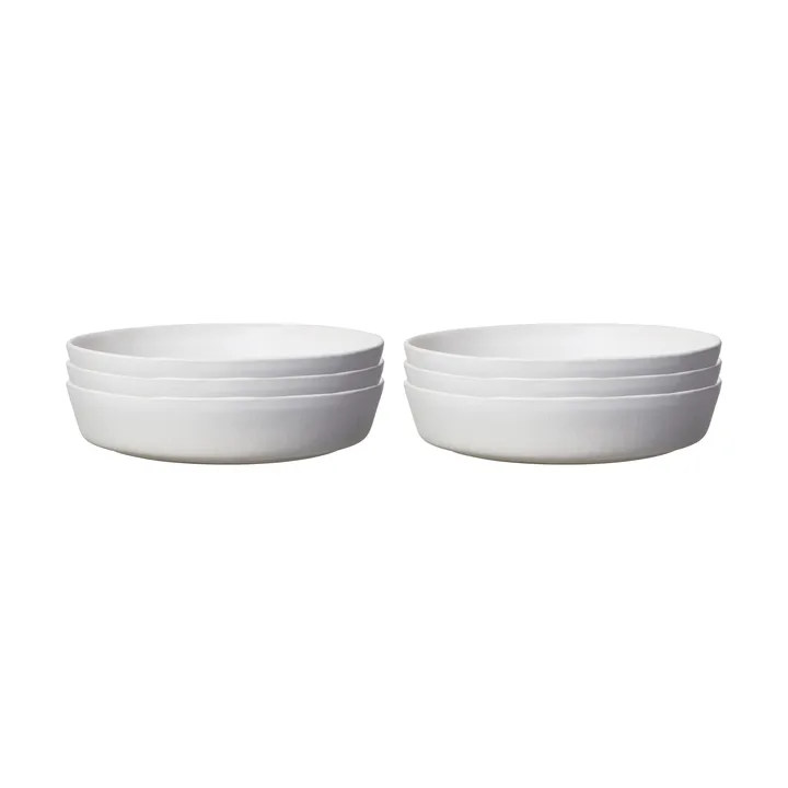 Sandsbro Pastateller offwhite, Ø23 cm, 6er pack - Scandi Living