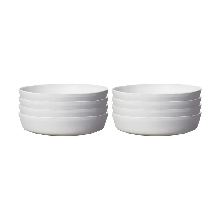 Sandsbro Pastateller offwhite, Ø23 cm, 8er pack - Scandi Living