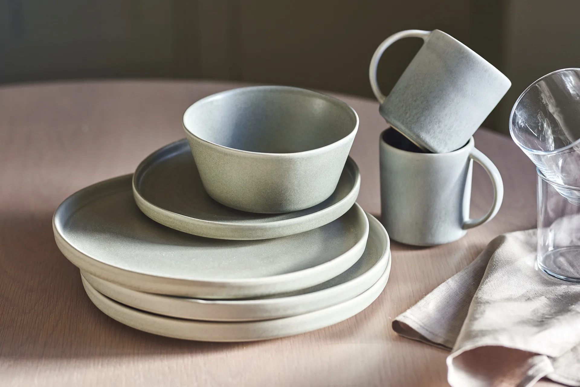 Sandsbro Schale hellgrau, Ø15 cm, 6er pack,  Scandi Living