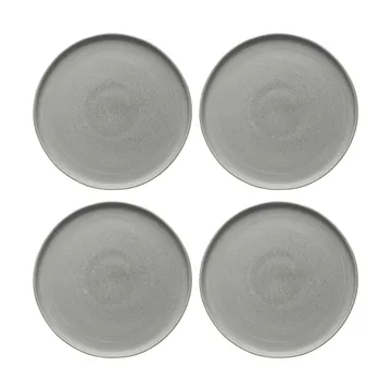Sandsbro Speiseteller hellgrau, Ø26 cm, 4er pack - Scandi Living