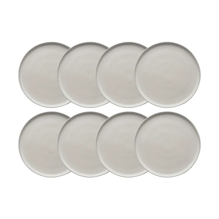 Sandsbro Speiseteller offwhite, Ø26 cm, 8er pack - Scandi Living