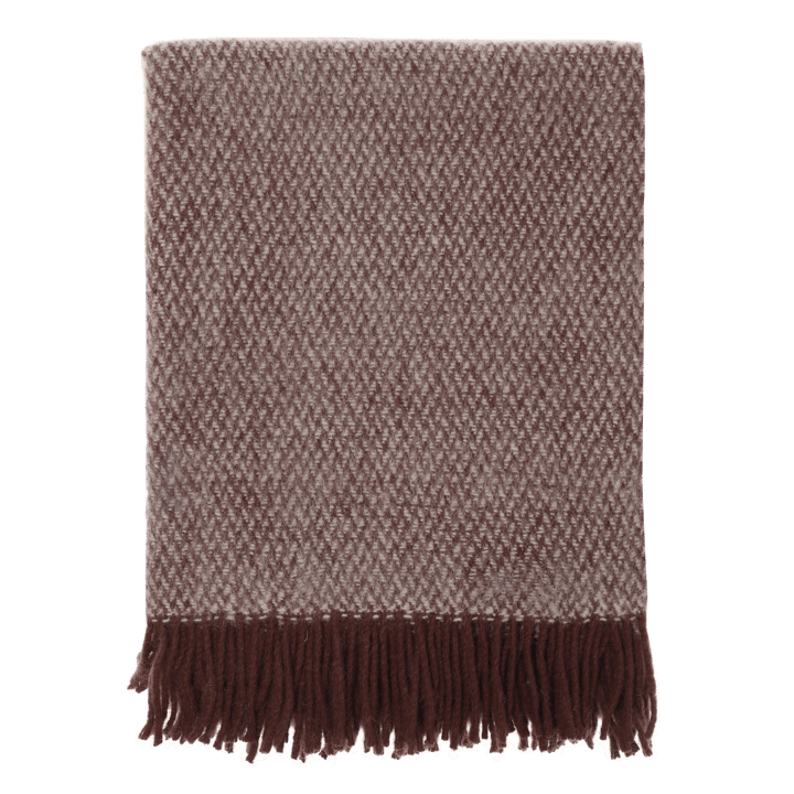 Sandstone Wolldecke 130 x 180cm - Burgunderrot - Scandi Living
