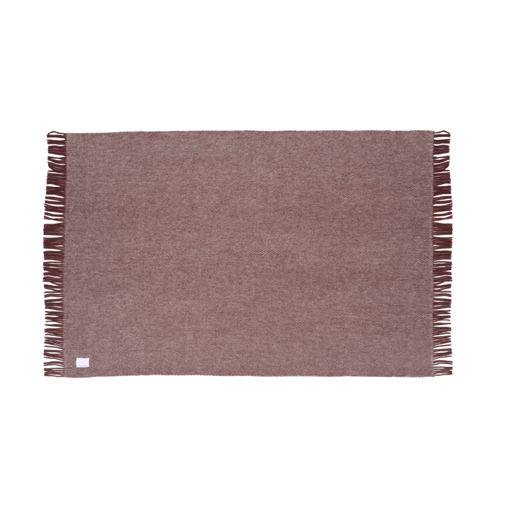 Sandstone Wolldecke 130 x 180cm, Burgunderrot Scandi Living