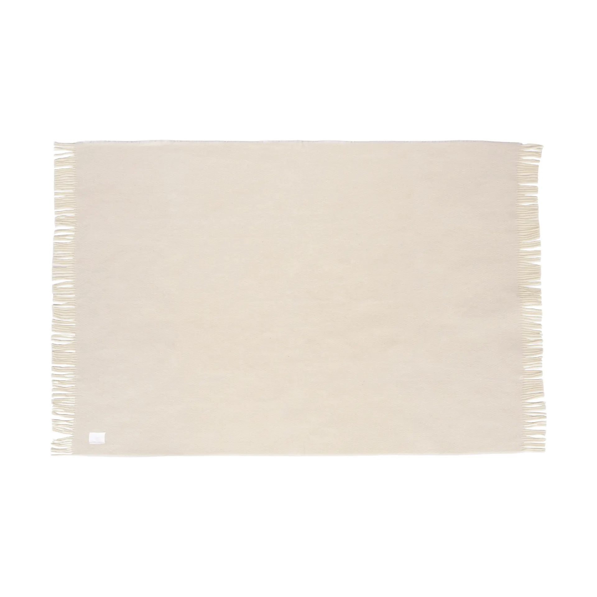 Sandstone Wolldecke 130 x 180cm, Creme Scandi Living