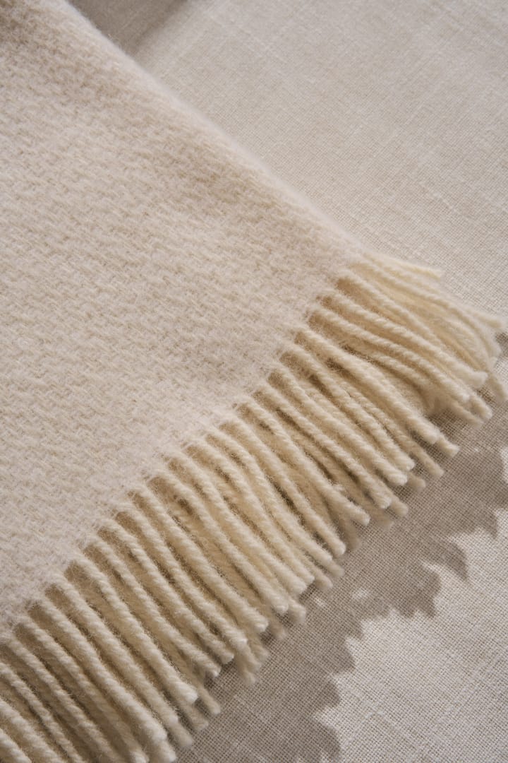 Sandstone Wolldecke 130 x 180cm, Creme Scandi Living