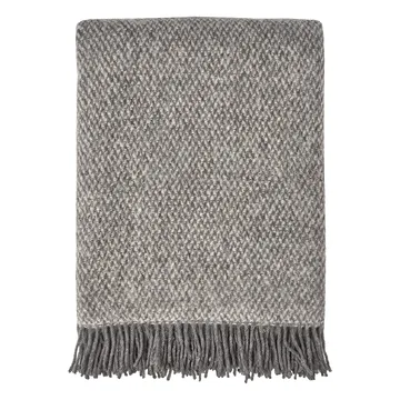 Sandstone Wolldecke 130 x 180cm - Grau - Scandi Living