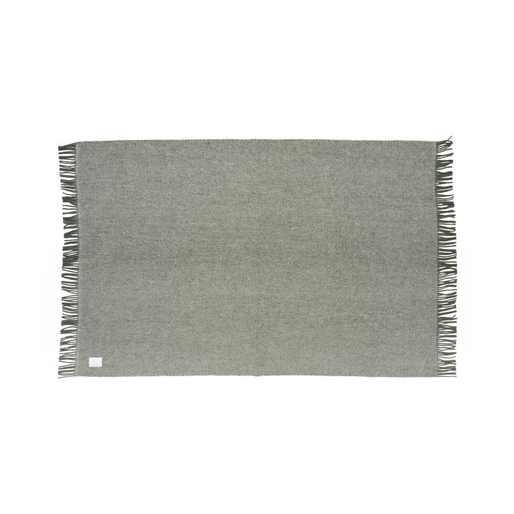 Sandstone Wolldecke 130 x 180cm, Khaki grün Scandi Living
