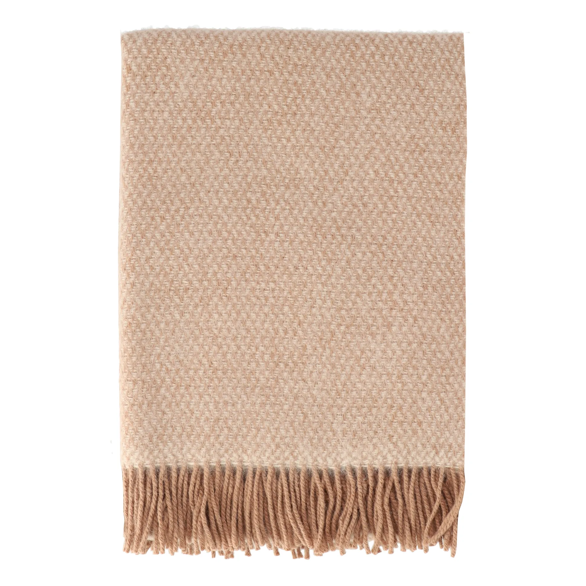 Sandstone Wolldecke 130 x 180cm, Mocca Scandi Living