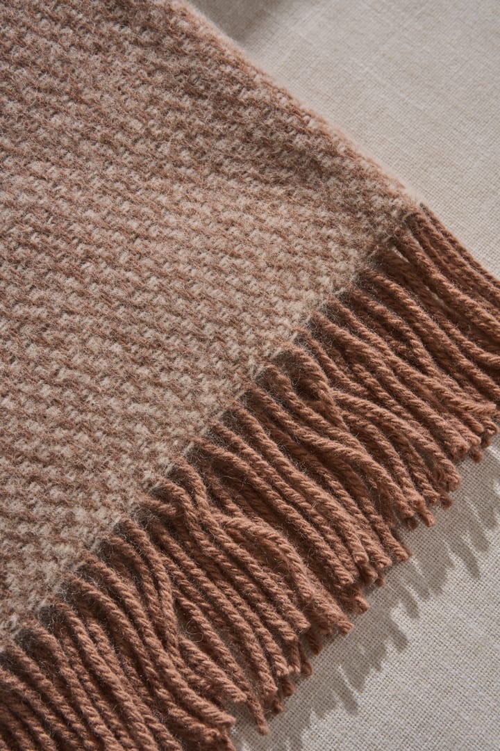 Sandstone Wolldecke 130 x 180cm, Mocca Scandi Living