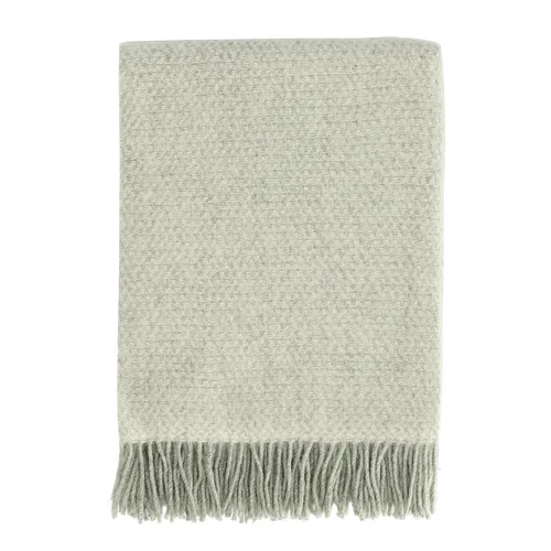 Scandi Living Sandstone Wolldecke 130 × 180 cm, Sage Melange
