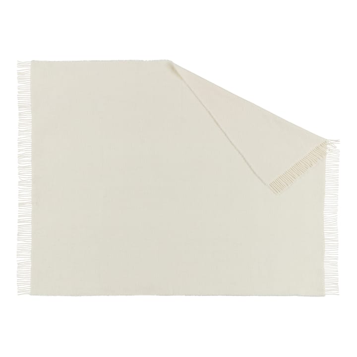 Sandstone Wolldecke 130 x 180cm - Weiß - Scandi Living