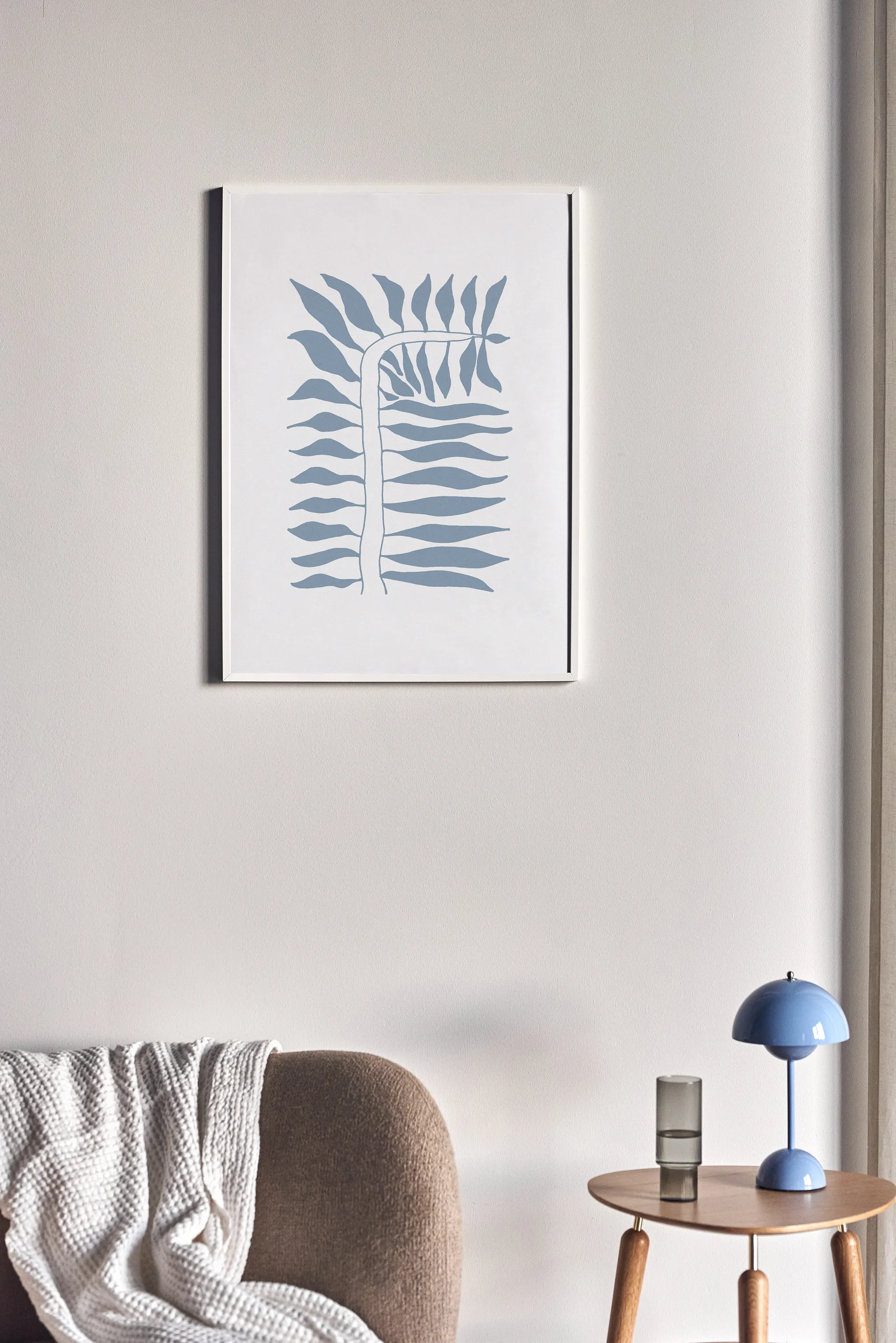 Seeding Poster blau, 50 x 70cm Scandi Living