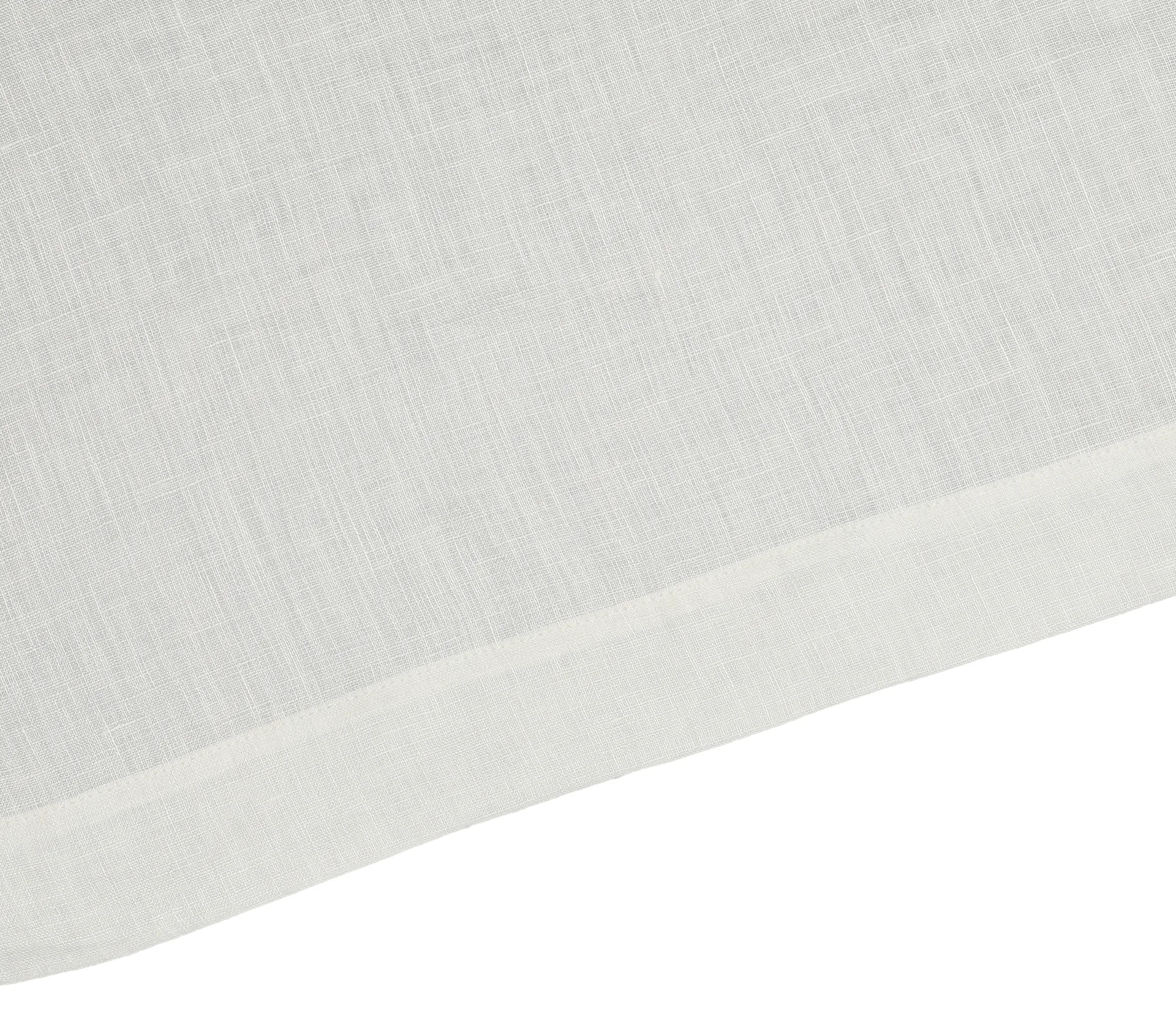 Serenity Gardine mit Multiband 129 x 250cm, Weiß Scandi Living