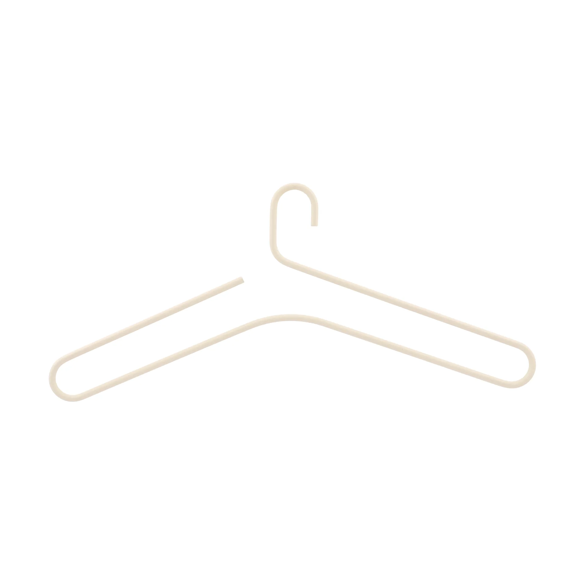 Smooth Kleiderbügel 5er-Pack, Beige Scandi Living