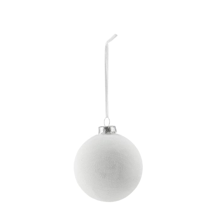 Snowing Weihnachtskugel 6er-Pack - White - Scandi Living