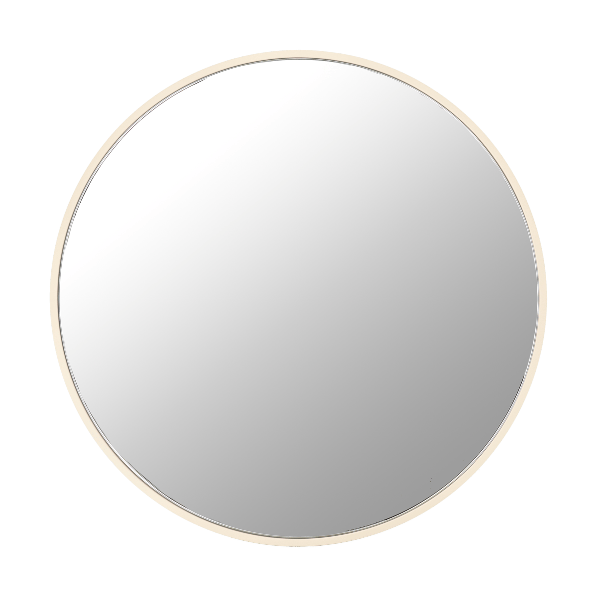 Scandi Living Sphere Spiegel o80 cm Beige | Skandinavisches Design | Wandspiegel | Beige