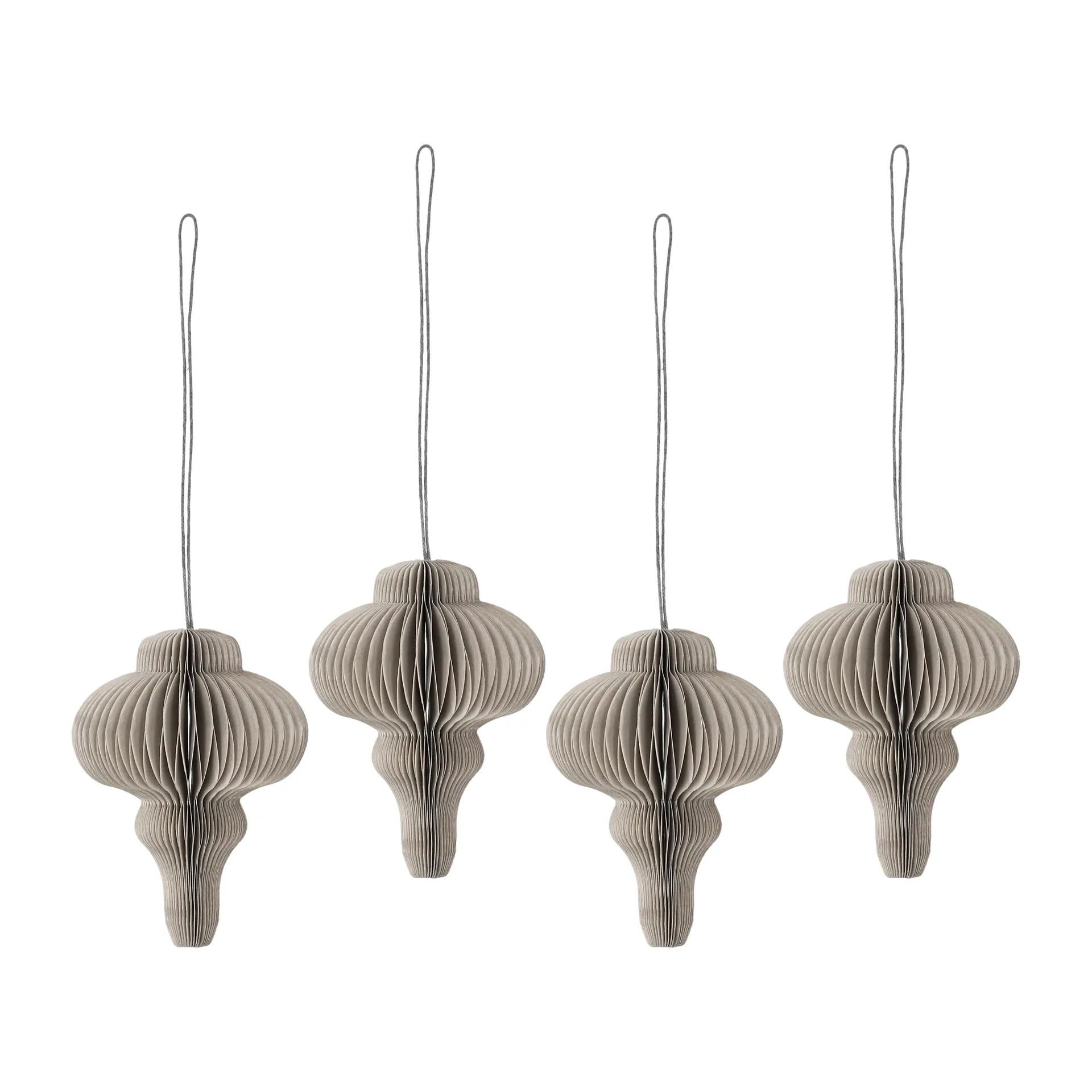 Spira Weihnachtskugeln 4er-Pack, Beige Scandi Living