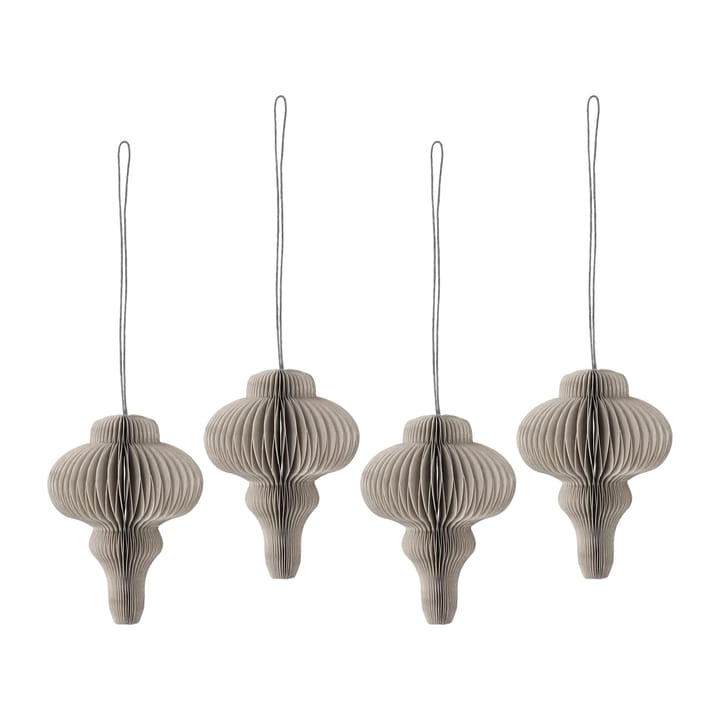 Spira Weihnachtskugeln 4er-Pack - Beige - Scandi Living