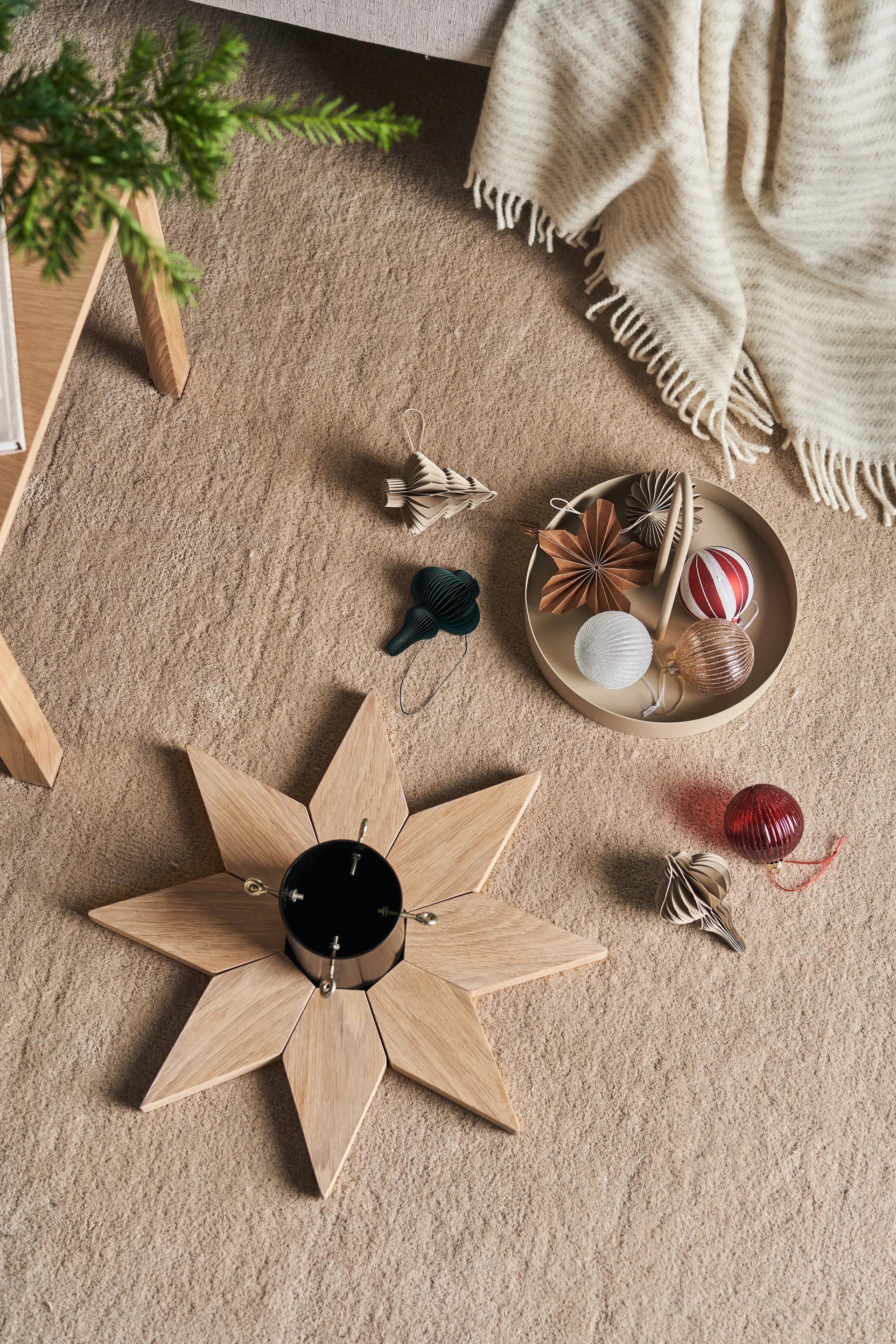 Spira Weihnachtskugeln 4er-Pack, Forest Green Scandi Living