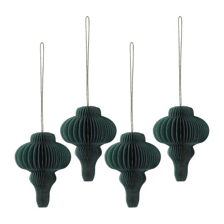 Spira Weihnachtskugeln 4er-Pack - Forest Green - Scandi Living