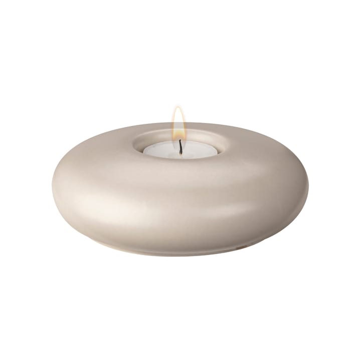 Stone Windlicht Ø13cm - Beige - Scandi Living