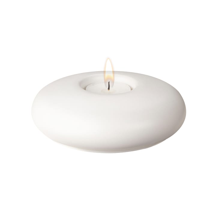 Stone Windlicht Ø13cm - Weiß - Scandi Living