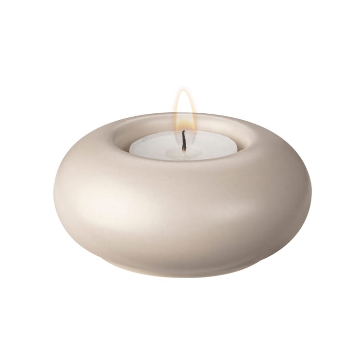 Stone Windlicht Ø9cm - Beige - Scandi Living