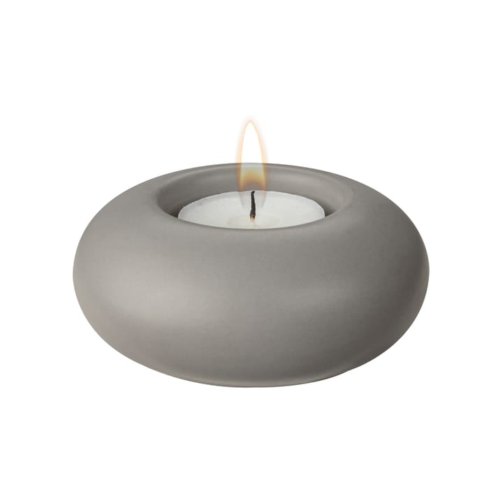 Stone Windlicht Ø9cm - Grau - Scandi Living