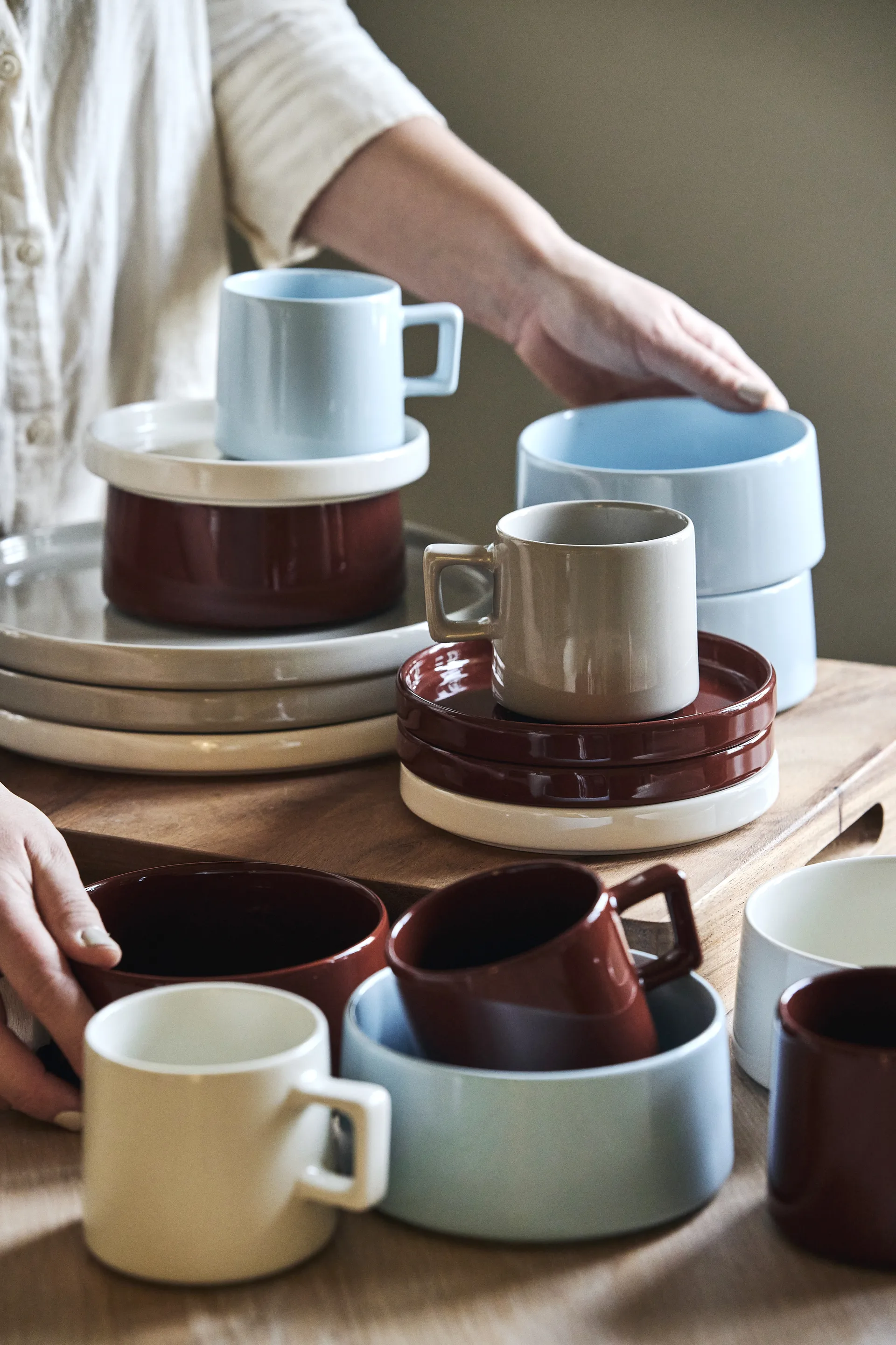 Taper Becher 30 cl, Hellgrau Scandi Living