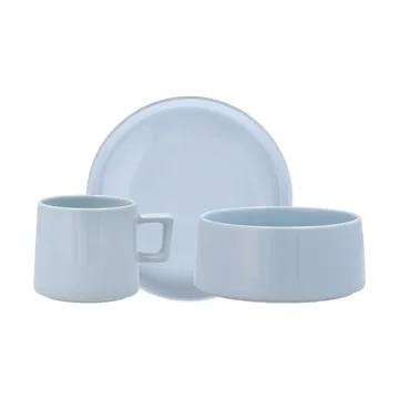Taper Frühstücks-Set 12 Teile - Hellblau - Scandi Living