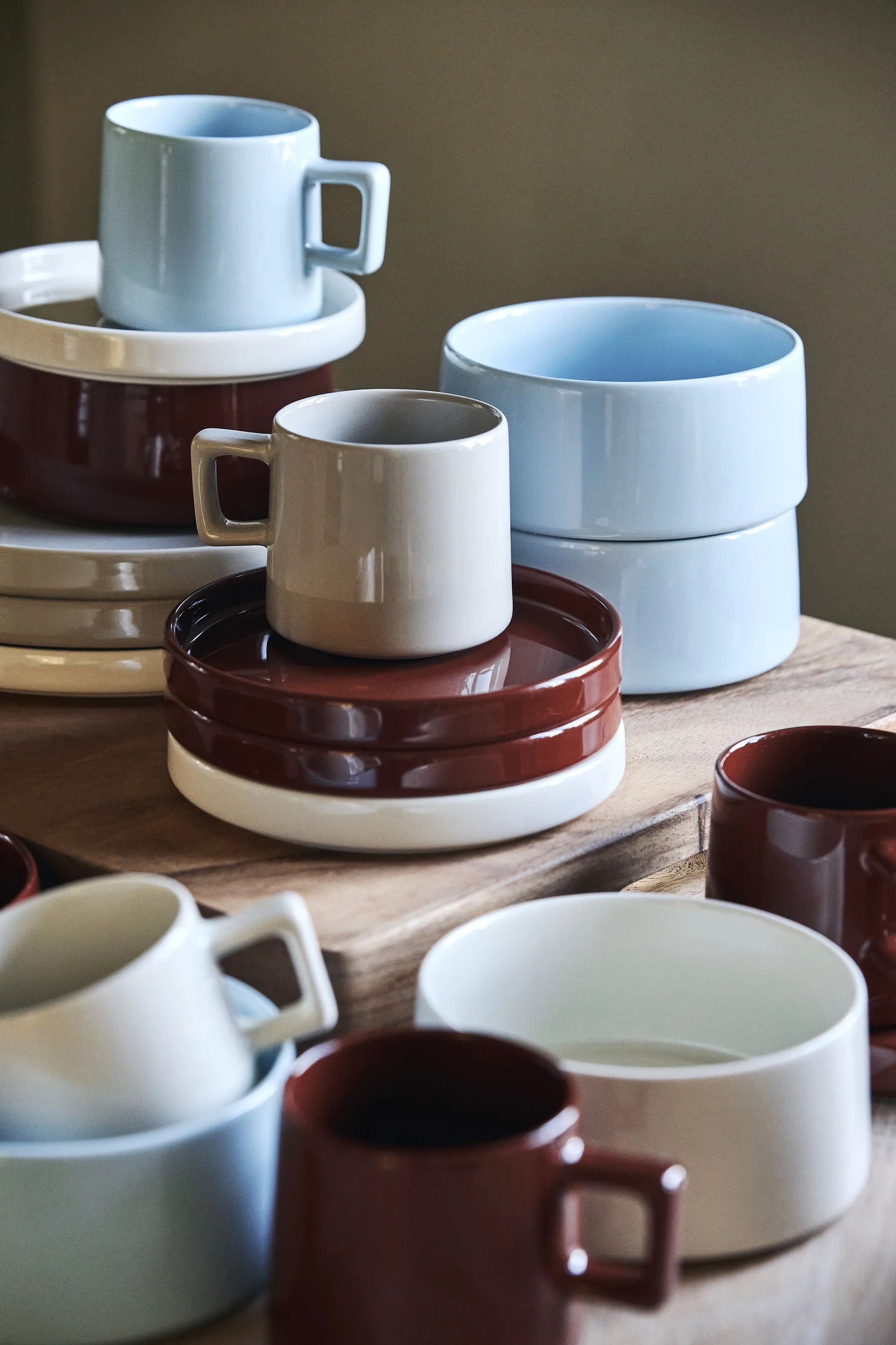 Taper Frühstücks-Set 12 Teile - Weiß,  Scandi Living
