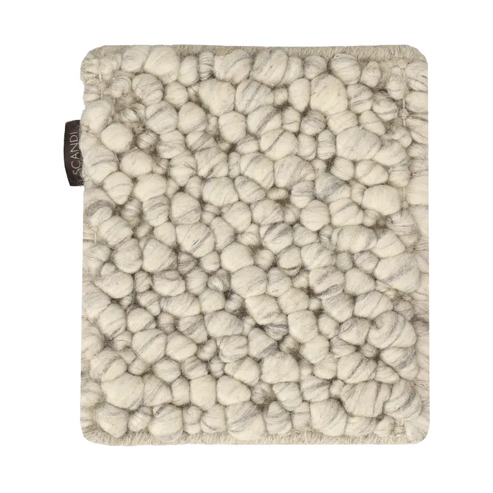 Teppichmuster Mire Wollteppich - Naturweiß - Scandi Living