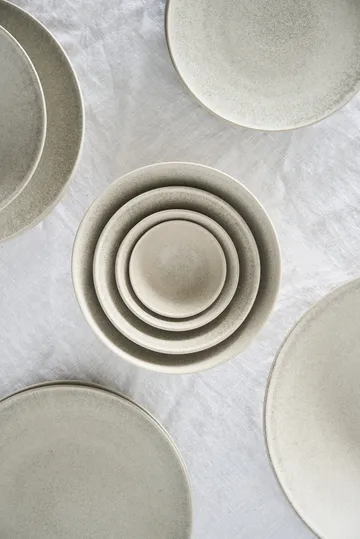Terra Pastateller - Beige Steinzeug, Ø22,5 cm - Scandi Living
