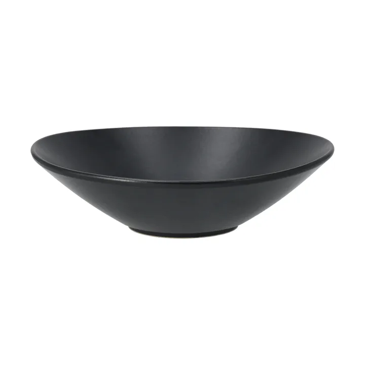 Terra Salatschale - Schwarz Steinzeug, Ø30 cm - Scandi Living