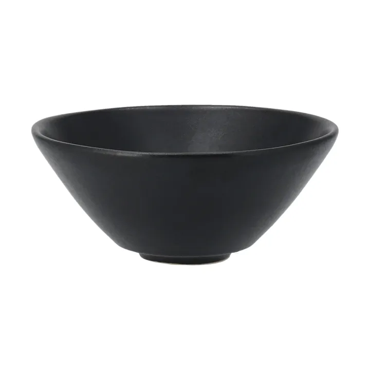 Terra Servierschüssel - Schwarz Steinzeug, Ø9,5 cm - Scandi Living