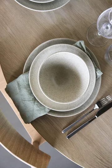 Terra Speiseteller - Beige Steinzeug, Ø26,5 cm - Scandi Living