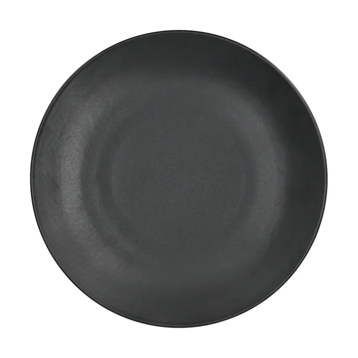 Terra Speiseteller - Schwarz Steinzeug, Ø26,5 cm - Scandi Living